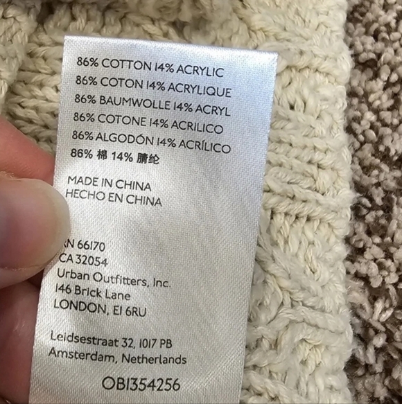 Free People Knit Oversized Baggy V Neck Cardigan Sweater #68 - Picture 10 of 10